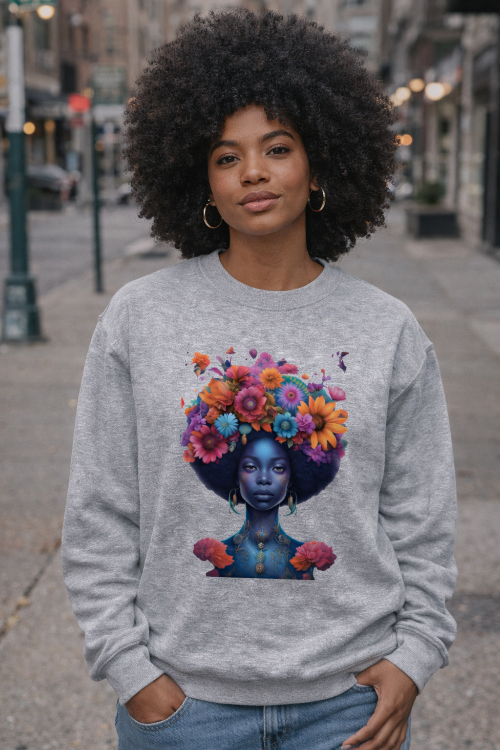 NeoSoul Flowerchild Classic Crewneck