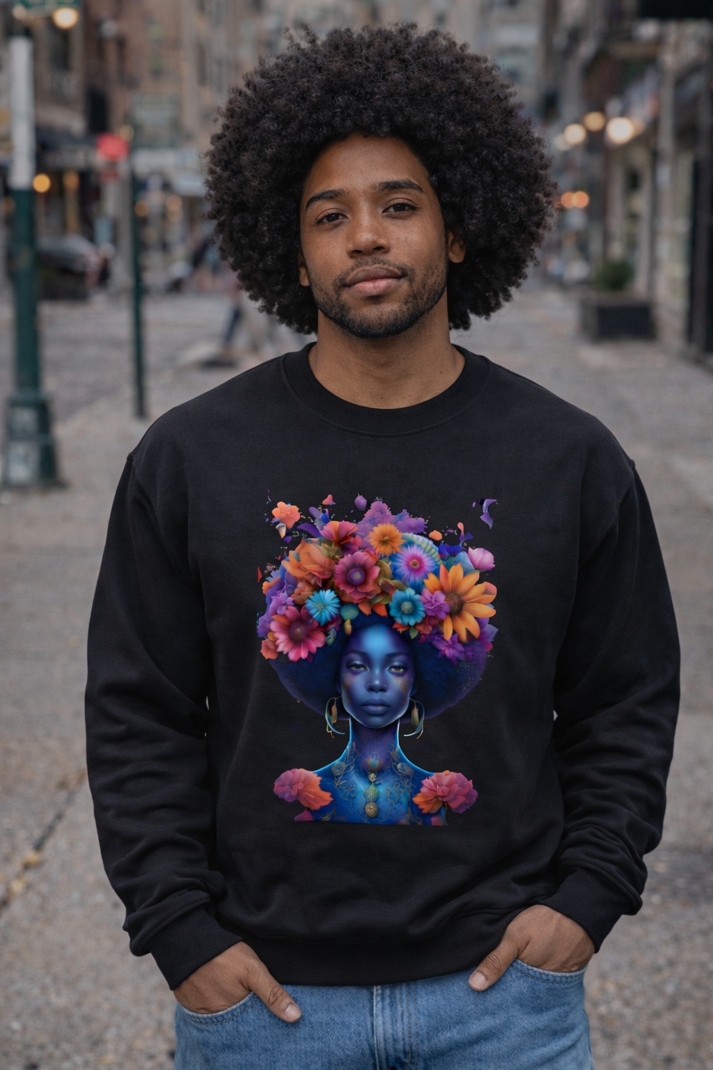 NeoSoul Flowerchild Classic Crewneck