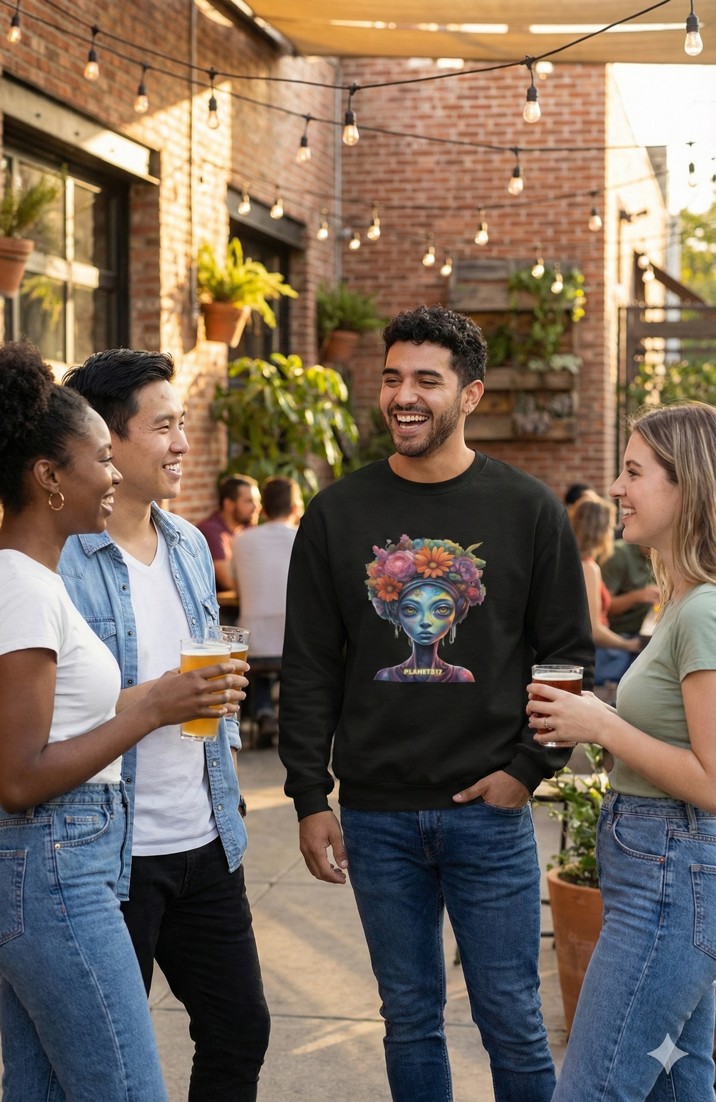 AstraFlora Classic Crewneck